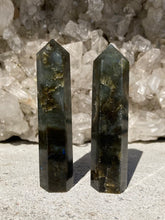 Indlæs billede til gallerivisning Labradorit Tårne 9 - 10 cm