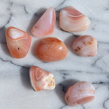 Indlæs billede til gallerivisning Abrikos Agat Lommesten