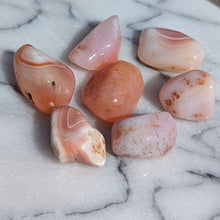 Indlæs billede til gallerivisning Abrikos Agat Lommesten