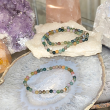 Load image into Gallery viewer, Armbånd i fancy jaspis med 4mm perler
