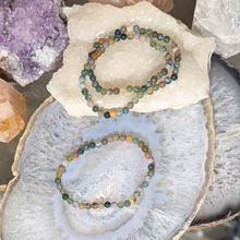 Load image into Gallery viewer, Armbånd i fancy jaspis med 4mm perler