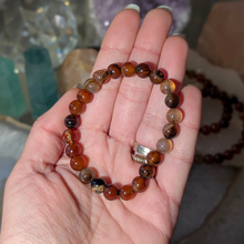Indlæs billede til gallerivisning Armbånd i Madagaskar agat med 8mm perler