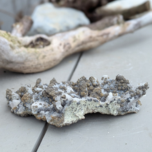 Indlæs billede til gallerivisning Bjergkrystal med marcasit, galena og pyrit
