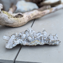 Indlæs billede til gallerivisning Bjergkrystal med marcasit, galena og pyrit