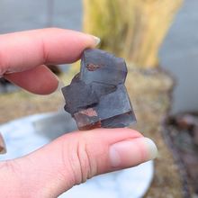 Indlæs billede til gallerivisning Kubisk blå fluorit