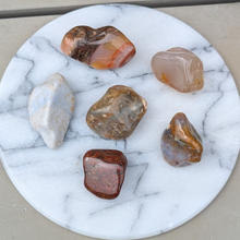 Indlæs billede til gallerivisning Blandet agat lommesten