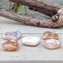 Indlæs billede til gallerivisning Blomster agat hjerter