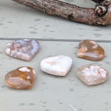 Indlæs billede til gallerivisning Blomster agat hjerter