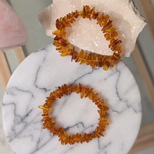 Indlæs billede til gallerivisning Chip armbånd i rav