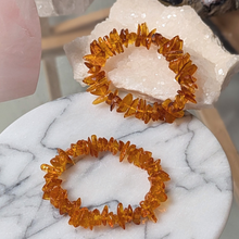 Indlæs billede til gallerivisning Chip armbånd i rav