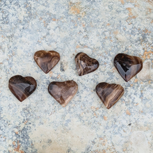 Indlæs billede til gallerivisning Chokolade calcit hjerter