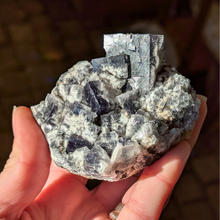 Indlæs billede til gallerivisning Colorshift fluorit med galena