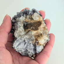 Indlæs billede til gallerivisning Colorshift fluorit med kvarts