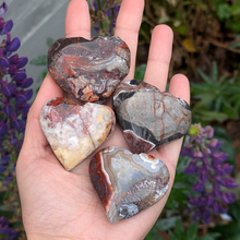 Indlæs billede til gallerivisning Crazy lace agat hjerter