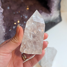 Indlæs billede til gallerivisning Fire and ice bjergkrystal tårne 150-200g