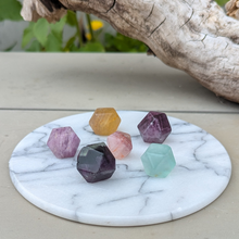 Indlæs billede til gallerivisning Fluorit oktaeder lommesten