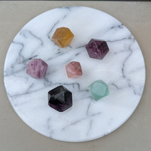 Indlæs billede til gallerivisning Fluorit oktaeder lommesten