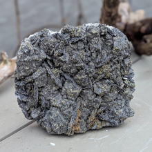 Indlæs billede til gallerivisning Galena med pyrit og calcit