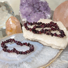 Indlæs billede til gallerivisning Chip armbånd i granat