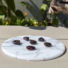 Indlæs billede til gallerivisning Granat hjerter lommesten