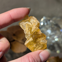 Indlæs billede til gallerivisning Kubisk gul fluorit