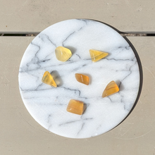 Indlæs billede til gallerivisning Gul fluorit lommesten