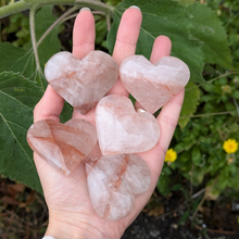 Indlæs billede til gallerivisning Hematoid kvarts hjerter