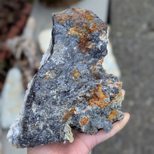 Load image into Gallery viewer, Hvid/ sort calcit med galena