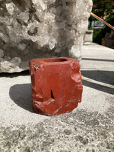 Indlæs billede til gallerivisning Rød Jaspis Fyrfadsstage