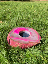 Indlæs billede til gallerivisning Agat Fyrfadsstage