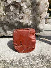 Indlæs billede til gallerivisning Rød Jaspis Fyrfadsstage