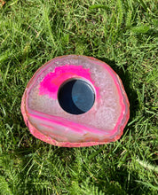 Indlæs billede til gallerivisning Agat Fyrfadsstage