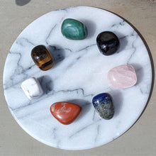 Indlæs billede til gallerivisning Krystal sæt i æske med pendul i howlit markaba