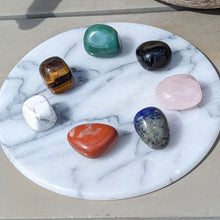 Indlæs billede til gallerivisning Krystal sæt i æske med pendul i howlit markaba