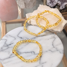 Indlæs billede til gallerivisning Lys rav armbånd