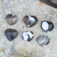 Indlæs billede til gallerivisning Orca agat hjerter