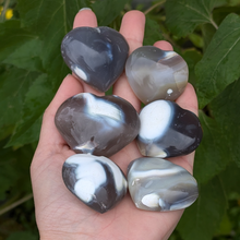 Indlæs billede til gallerivisning Orca agat hjerter