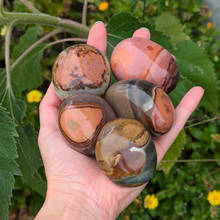 Load image into Gallery viewer, Polychrome jaspis palmstones