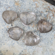 Indlæs billede til gallerivisning Røgkvarts hjerter