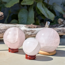 Load image into Gallery viewer, Rosakvarts kugler