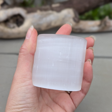 Indlæs billede til gallerivisning Selenit Fyrfadsstage