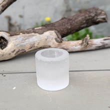 Indlæs billede til gallerivisning Selenit Fyrfadsstage