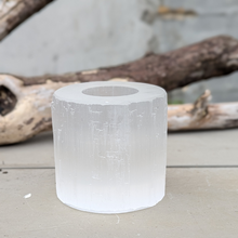 Indlæs billede til gallerivisning Selenit Fyrfadsstage