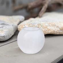 Indlæs billede til gallerivisning Selenit Fyrfadsstage