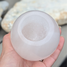 Indlæs billede til gallerivisning Selenit Fyrfadsstage