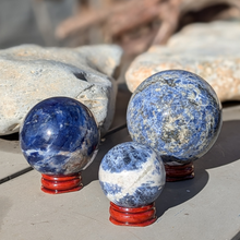 Indlæs billede til gallerivisning Sodalit kugler