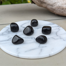 Indlæs billede til gallerivisning Sort Obsidian Lommesten