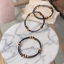 Indlæs billede til gallerivisning Wrap armbånd med rav