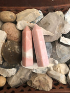 Pink Opal Tårne - 6 - 8 cm