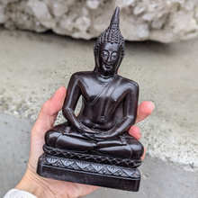 Indlæs billede til gallerivisning Mediterende Buddha figur
